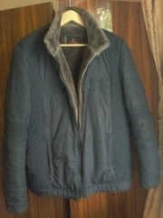 куртка мужская чёрная осенне зимняя рублями900