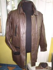 Большая кожаная мужская куртка SMOOTH City Collection. Лот 280