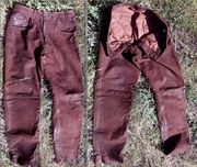 Кожаные немецкие байкерские штаны